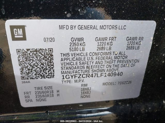 Photo 8 VIN: 1GYFZCR47LF140940 - CADILLAC XT4 