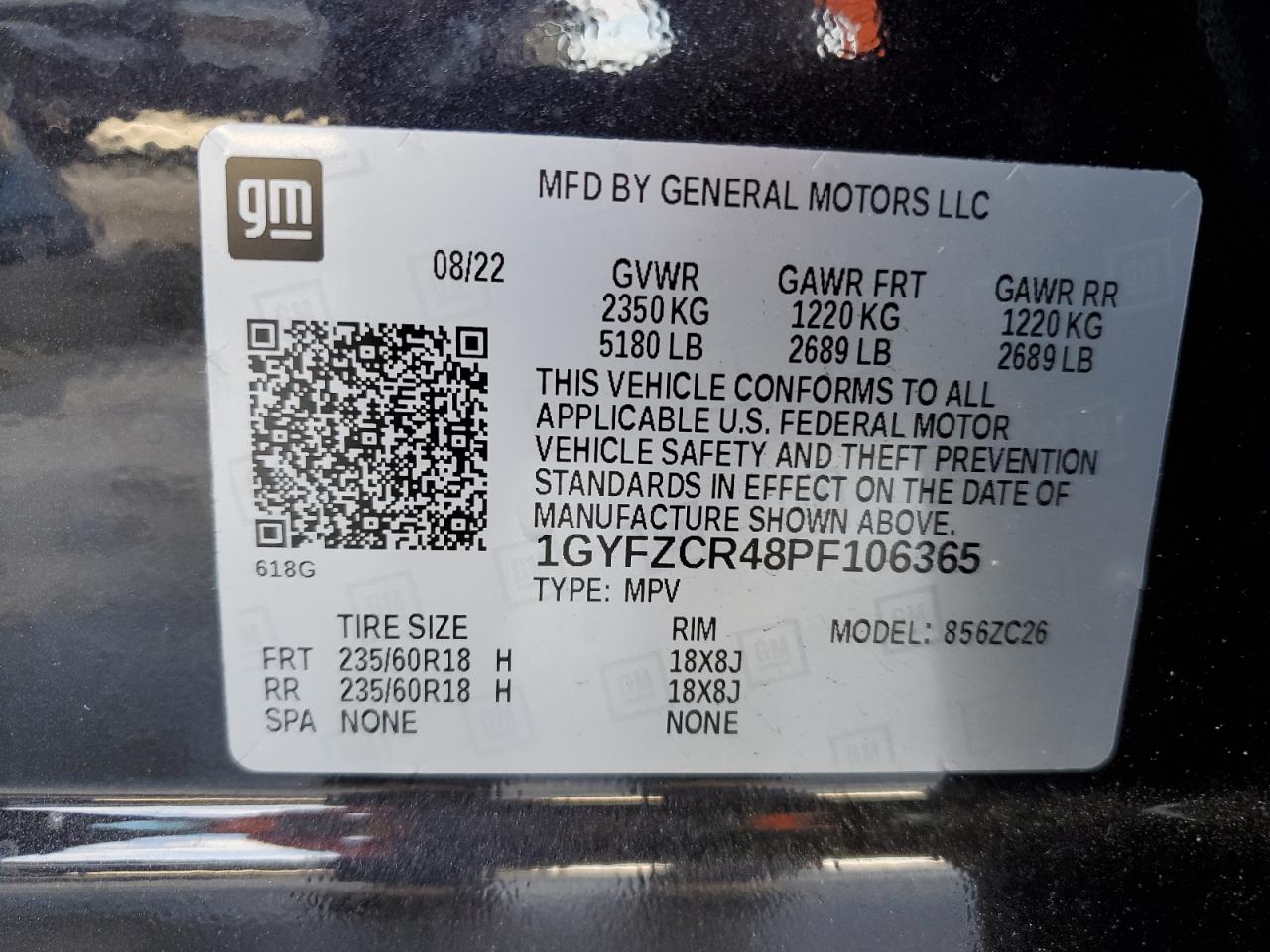 Photo 12 VIN: 1GYFZCR48PF106365 - CADILLAC XT4 