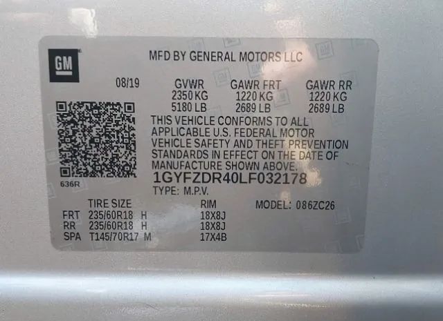 Photo 8 VIN: 1GYFZDR40LF032178 - CADILLAC XT4 