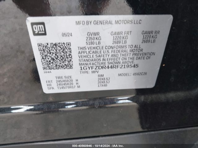 Photo 8 VIN: 1GYFZDR44RF219545 - CADILLAC XT4 