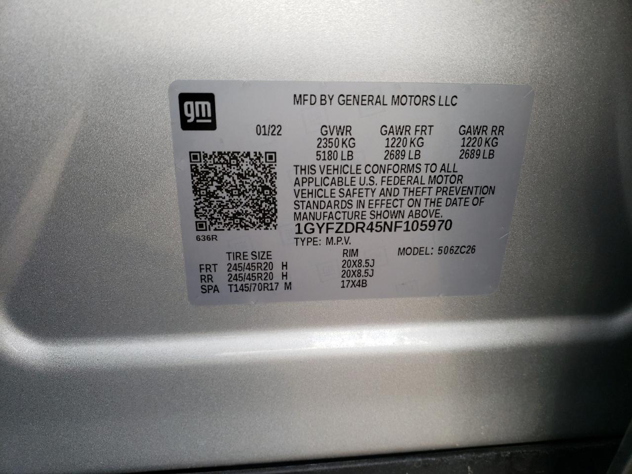 Photo 12 VIN: 1GYFZDR45NF105970 - CADILLAC XT4 