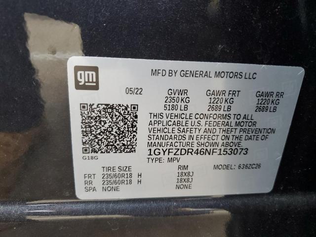 Photo 12 VIN: 1GYFZDR46NF153073 - CADILLAC XT4 PREMIU 