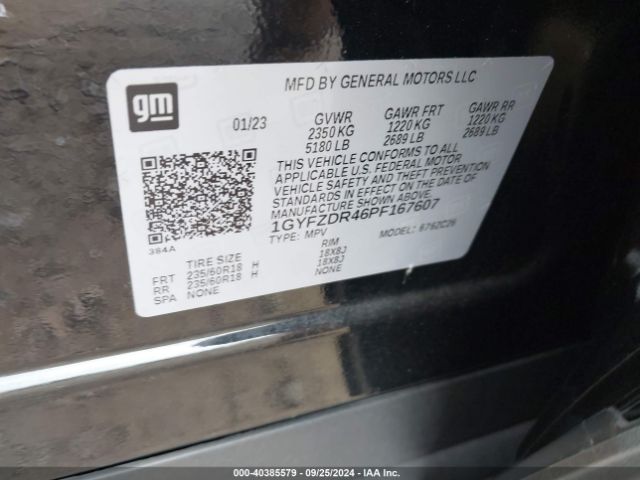 Photo 8 VIN: 1GYFZDR46PF167607 - CADILLAC XT4 