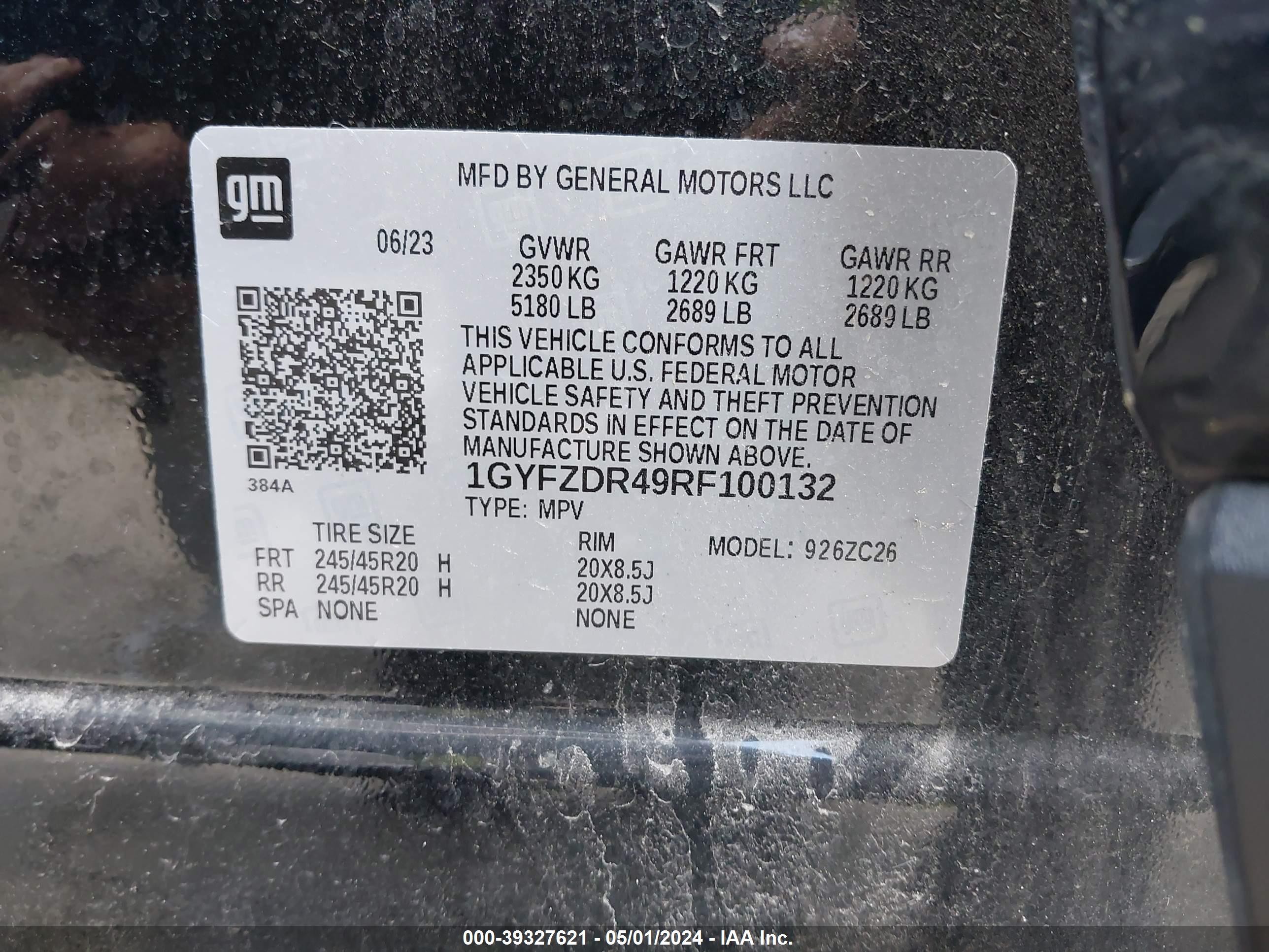 Photo 8 VIN: 1GYFZDR49RF100132 - CADILLAC XT4 