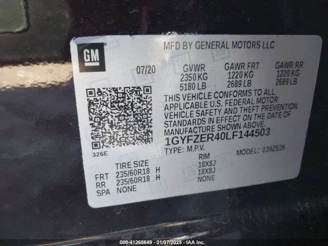 Photo 8 VIN: 1GYFZER40LF144503 - CADILLAC XT4 