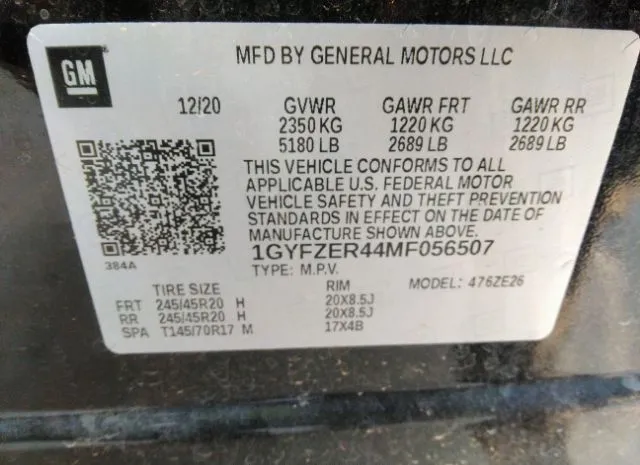 Photo 8 VIN: 1GYFZER44MF056507 - CADILLAC XT4 