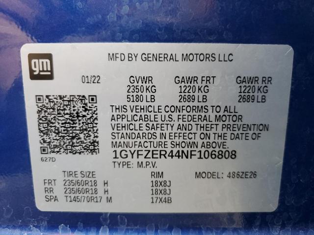 Photo 11 VIN: 1GYFZER44NF106808 - CADILLAC XT4 