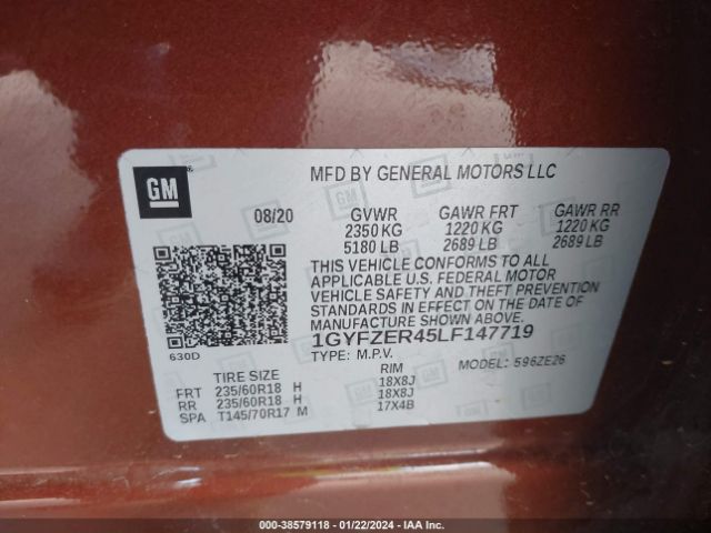 Photo 8 VIN: 1GYFZER45LF147719 - CADILLAC XT4 