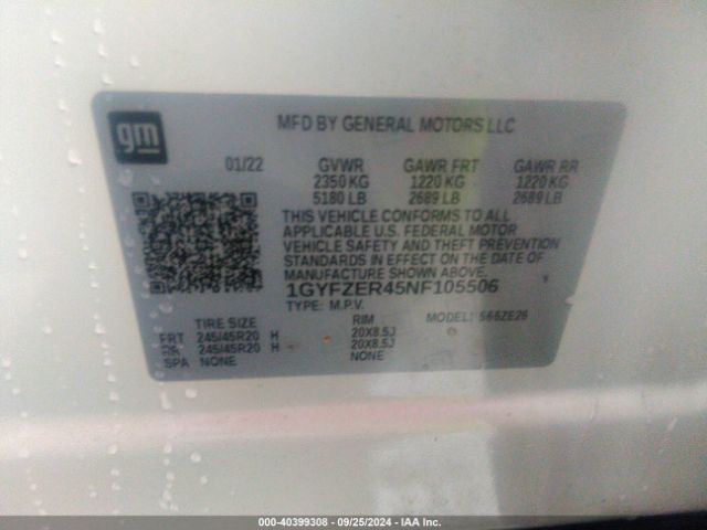 Photo 8 VIN: 1GYFZER45NF105506 - CADILLAC XT4 