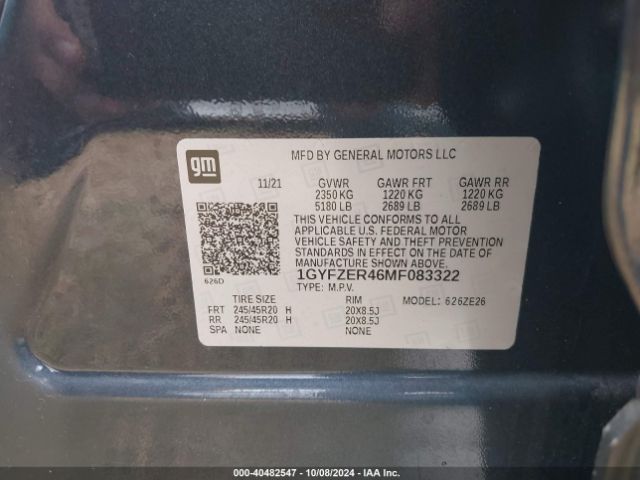 Photo 8 VIN: 1GYFZER46MF083322 - CADILLAC XT4 