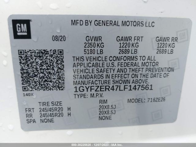 Photo 8 VIN: 1GYFZER47LF147561 - CADILLAC XT4 