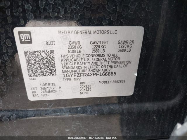 Photo 8 VIN: 1GYFZFR42PF166885 - CADILLAC XT4 