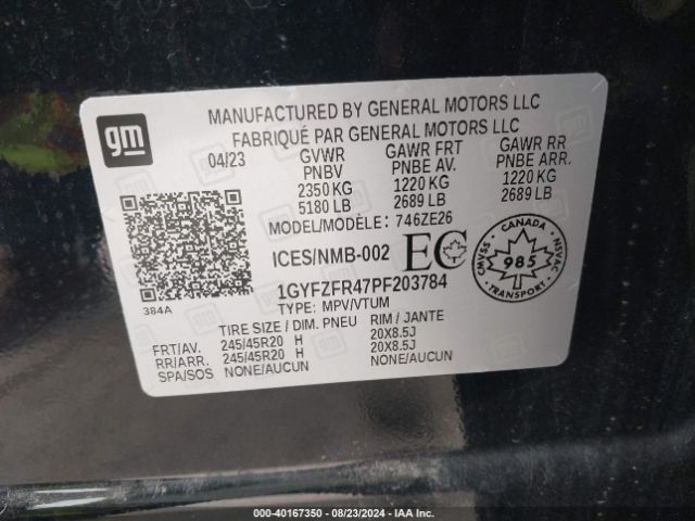 Photo 8 VIN: 1GYFZFR47PF203784 - CADILLAC XT4 