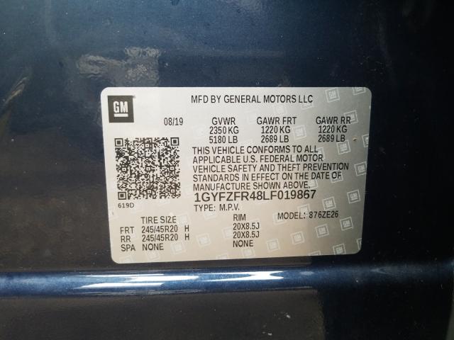 Photo 9 VIN: 1GYFZFR48LF019867 - CADILLAC XT4 SPORT 