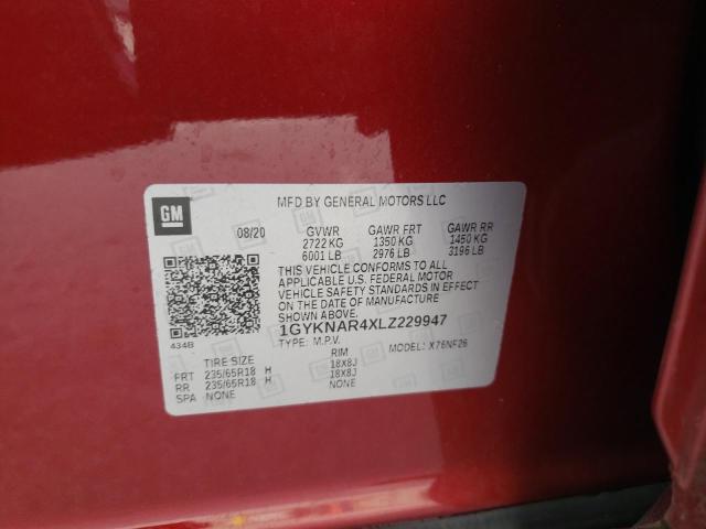 Photo 9 VIN: 1GYKNAR4XLZ229947 - CADILLAC XT5 LUXURY 