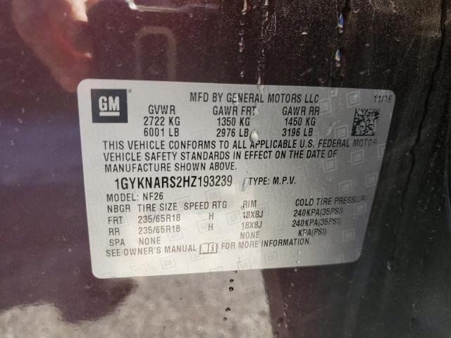 Photo 12 VIN: 1GYKNARS2HZ193239 - CADILLAC XT5 