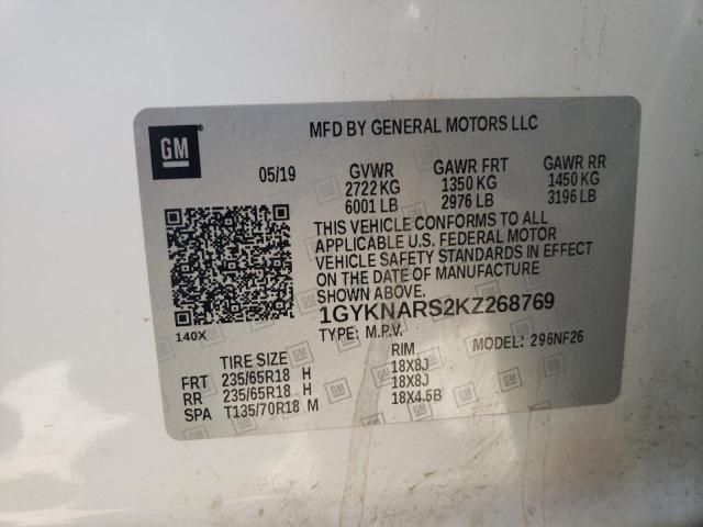 Photo 12 VIN: 1GYKNARS2KZ268769 - CADILLAC XT5 