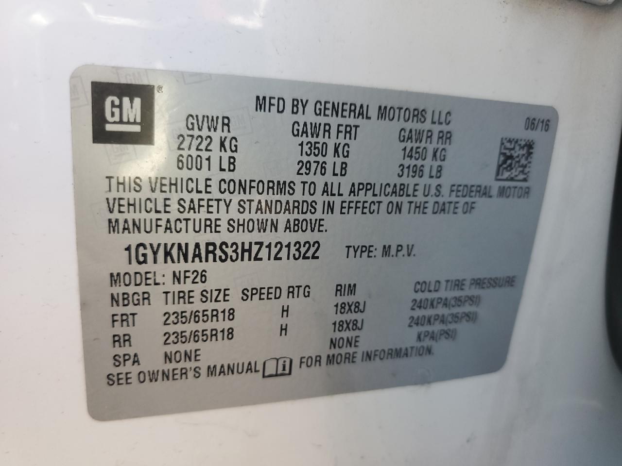 Photo 11 VIN: 1GYKNARS3HZ121322 - CADILLAC XT5 