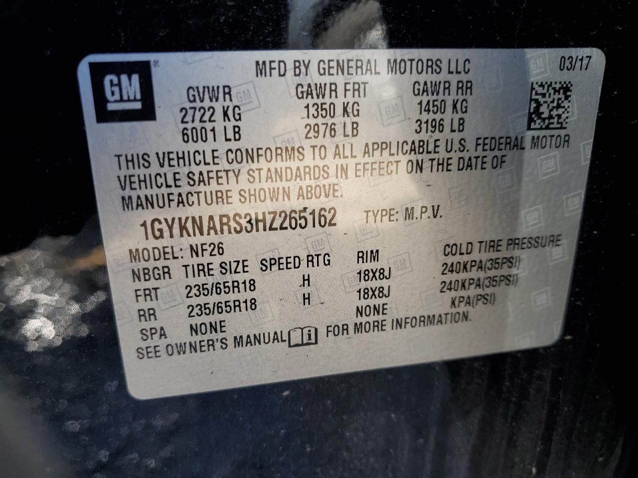 Photo 13 VIN: 1GYKNARS3HZ265162 - CADILLAC XT5 