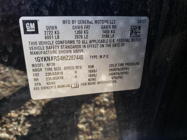 Photo 9 VIN: 1GYKNARS4HZ287445 - CADILLAC XT5 