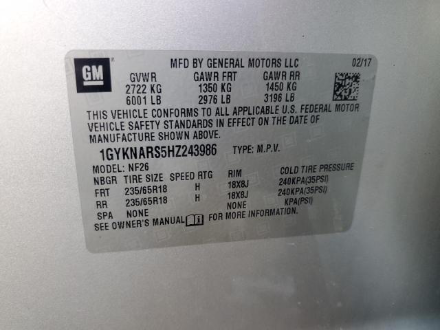 Photo 12 VIN: 1GYKNARS5HZ243986 - CADILLAC XT5 