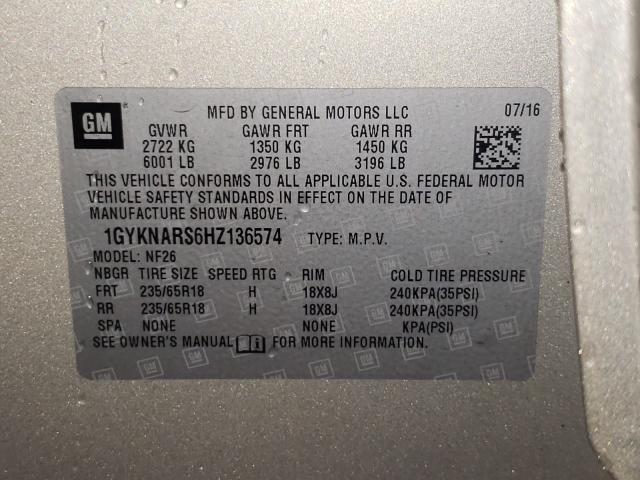 Photo 9 VIN: 1GYKNARS6HZ136574 - CADILLAC XT5 