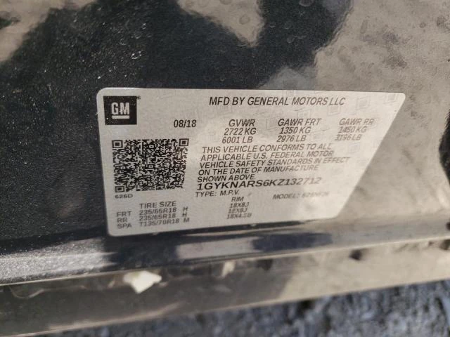 Photo 12 VIN: 1GYKNARS6KZ132712 - CADILLAC XT5 