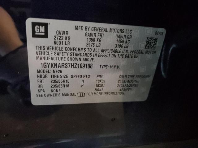 Photo 12 VIN: 1GYKNARS7HZ109108 - CADILLAC XT5 