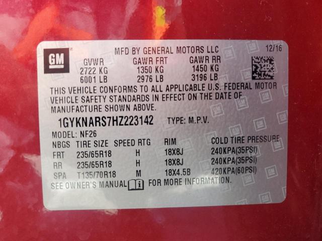 Photo 12 VIN: 1GYKNARS7HZ223142 - CADILLAC XT5 