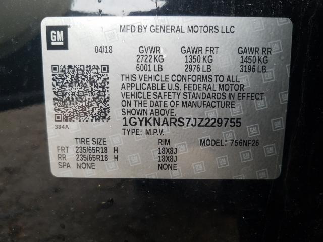 Photo 9 VIN: 1GYKNARS7JZ229755 - CADILLAC XT5 