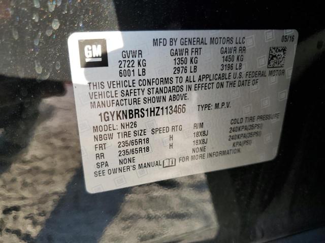 Photo 12 VIN: 1GYKNBRS1HZ113466 - CADILLAC XT5 LUXURY 