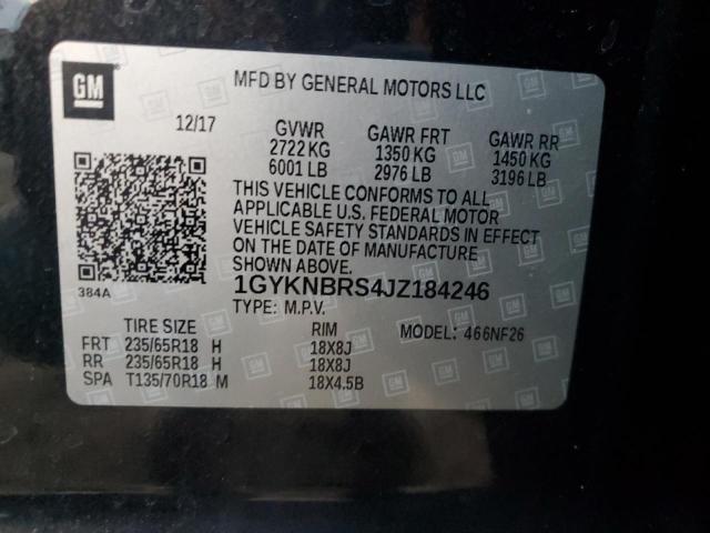 Photo 12 VIN: 1GYKNBRS4JZ184246 - CADILLAC XT5 