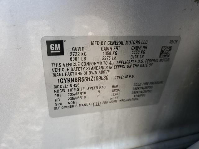 Photo 12 VIN: 1GYKNBRS6HZ169080 - CADILLAC XT5 