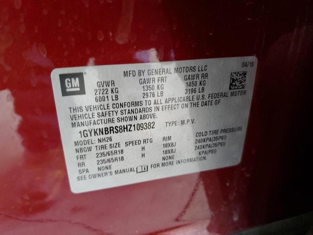 Photo 13 VIN: 1GYKNBRS8HZ109382 - CADILLAC XT5 