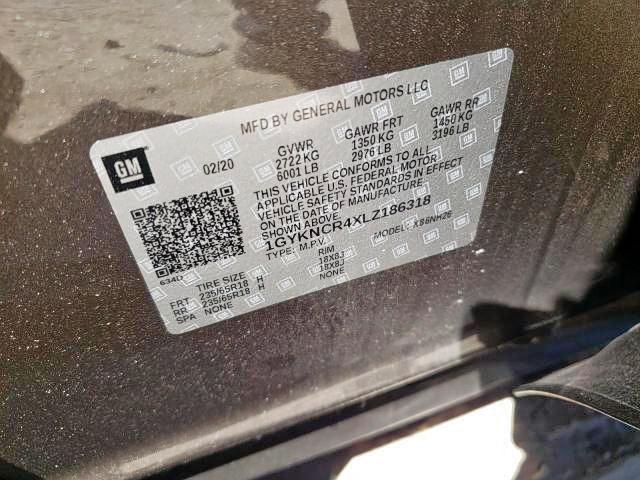 Photo 9 VIN: 1GYKNCR4XLZ186318 - CADILLAC XT5 PREMIU 