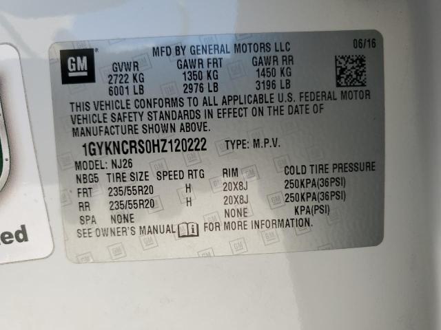 Photo 12 VIN: 1GYKNCRS0HZ120222 - CADILLAC XT5 PREMIU 