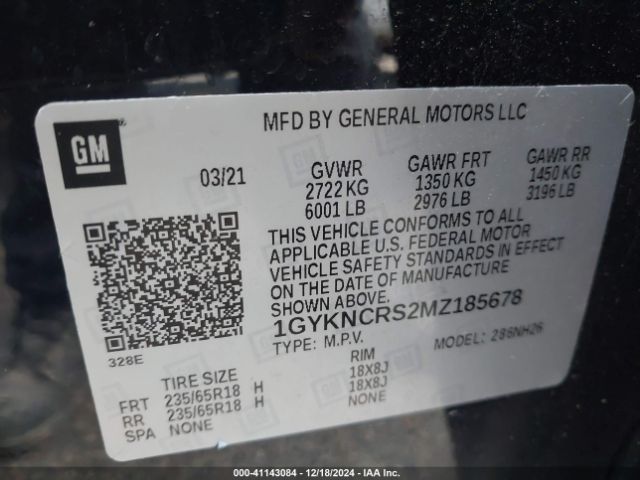 Photo 8 VIN: 1GYKNCRS2MZ185678 - CADILLAC XT5 