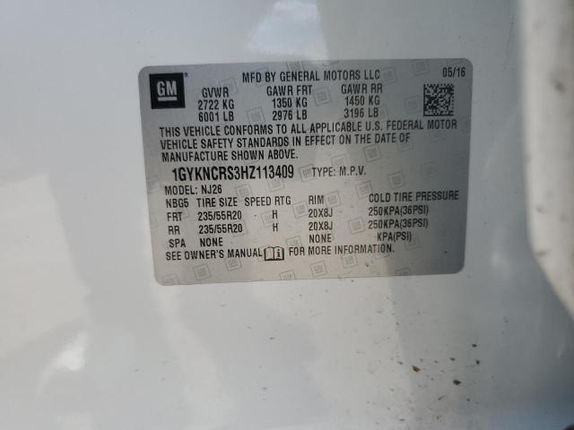 Photo 11 VIN: 1GYKNCRS3HZ113409 - CADILLAC XT5 PREMIU 