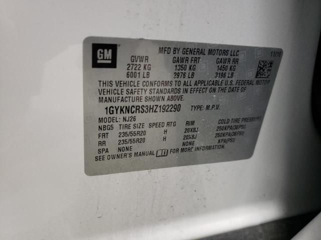 Photo 12 VIN: 1GYKNCRS3HZ192290 - CADILLAC XT5 PREMIU 