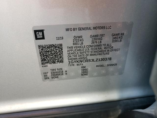 Photo 9 VIN: 1GYKNCRS3LZ130378 - CADILLAC XT5 PREMIU 