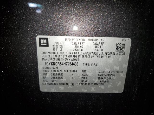 Photo 11 VIN: 1GYKNCRS4HZ254408 - CADILLAC XT5 PREMIU 