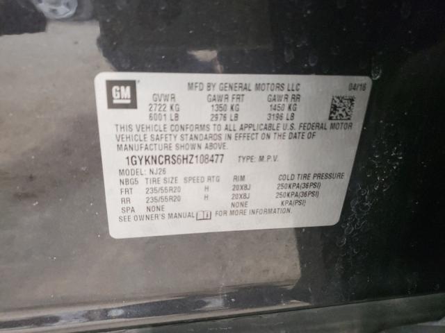 Photo 9 VIN: 1GYKNCRS6HZ108477 - CADILLAC XT5 PREMIU 