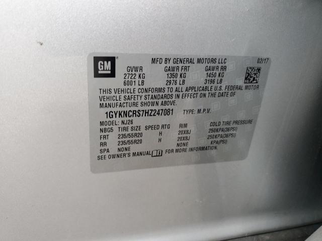 Photo 12 VIN: 1GYKNCRS7HZ247081 - CADILLAC XT5 PREMIU 