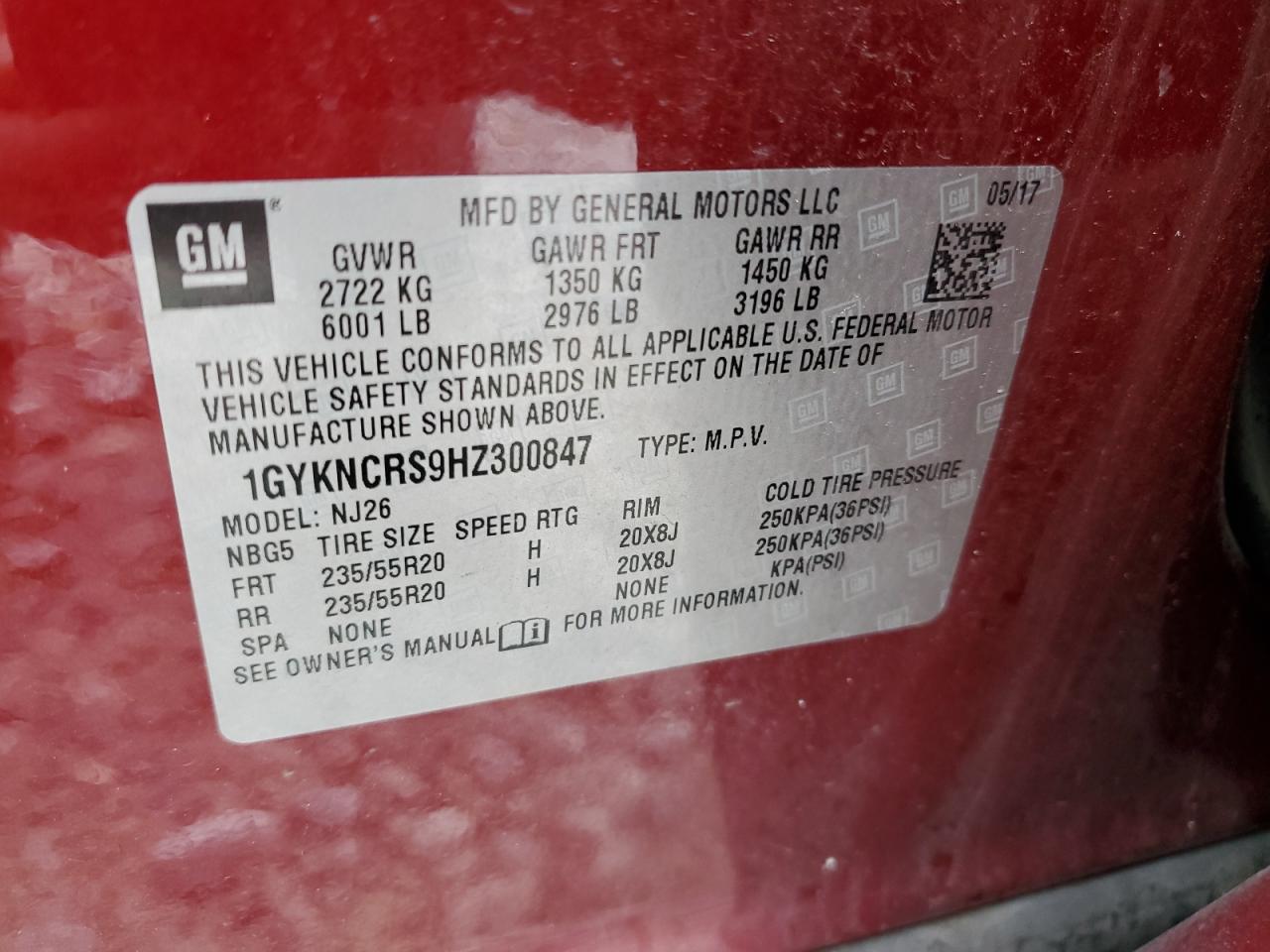 Photo 12 VIN: 1GYKNCRS9HZ300847 - CADILLAC XT5 