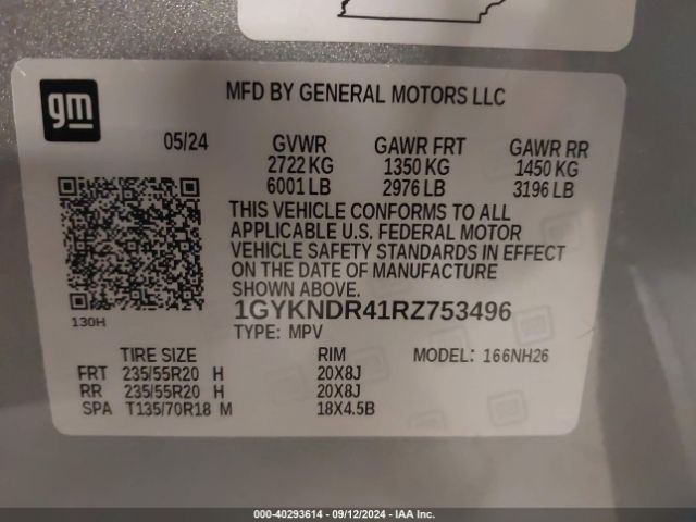 Photo 8 VIN: 1GYKNDR41RZ753496 - CADILLAC XT5 