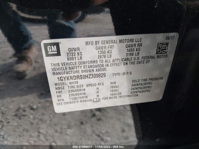 Photo 8 VIN: 1GYKNDRS0HZ309829 - CADILLAC XT5 