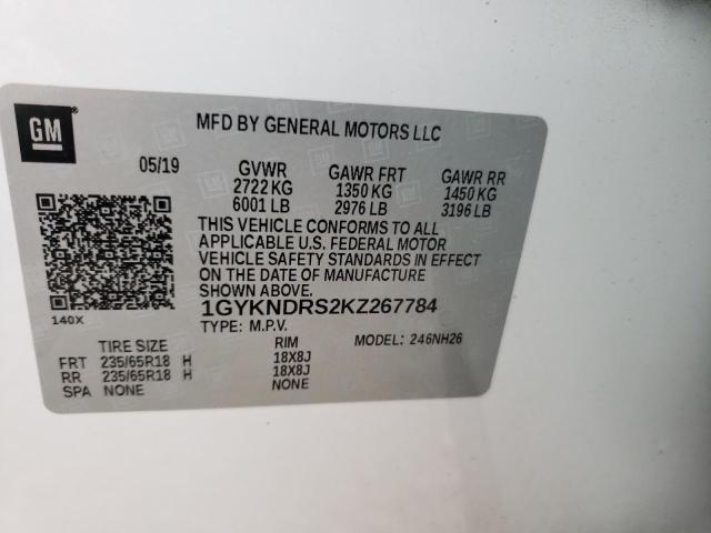 Photo 12 VIN: 1GYKNDRS2KZ267784 - CADILLAC XT5 