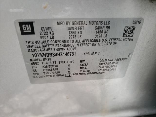 Photo 9 VIN: 1GYKNDRS4HZ146781 - CADILLAC XT5 