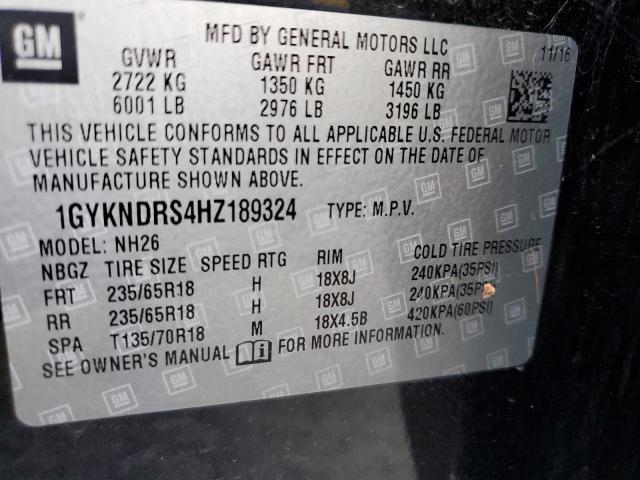 Photo 12 VIN: 1GYKNDRS4HZ189324 - CADILLAC XT5 