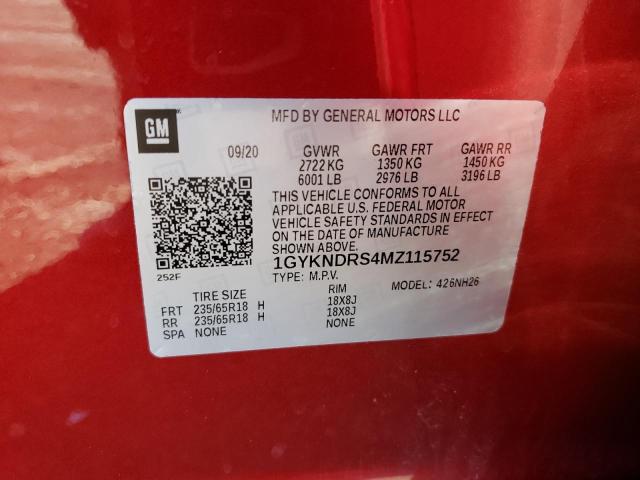 Photo 12 VIN: 1GYKNDRS4MZ115752 - CADILLAC XT5 PREMIU 